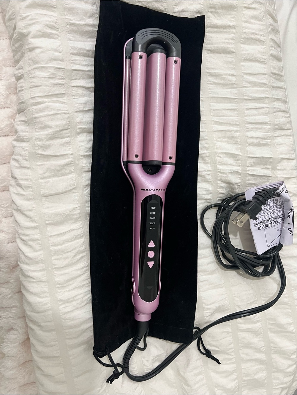 Wavytalk Pink Triple Barrel Hair Waver - Pink